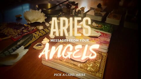 Angel Message For Aries, 3 Decks + Shell Reading & Charms, Pick a Card, Messages From Your Angels