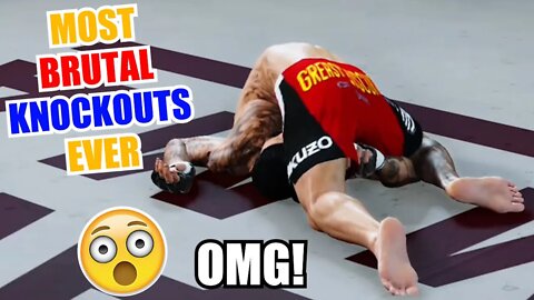 TOP 10 FUNNY KNOCKOUTS! EA SPORTS UFC 4 BEST MOMENTS