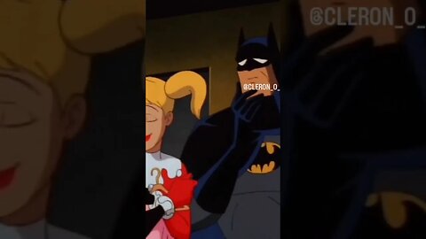 Batman tentando ajudar Arlequina. #batman #batmananimatedseries #harleyquinn