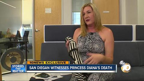 San Diegan witnesses Princess Diana's death