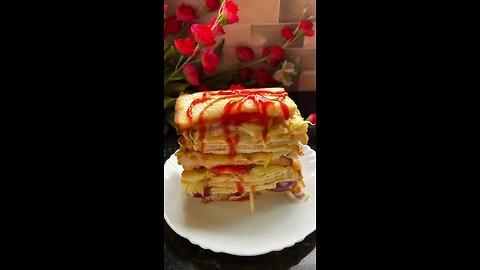 recipe of three layers Egg sandwich