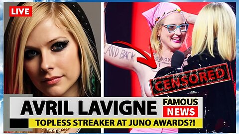 Avril Lavigne Tells STREAKER To F#CK OFF | Famous News
