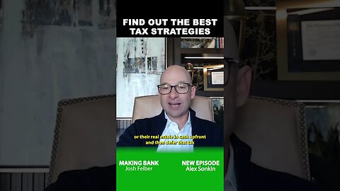 Find Out The Best Tax Strategies! #MakingBank #S7E42 #shorts