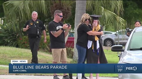 Law enforcement, friends, community members surprise special Cape Coral girl for graduation