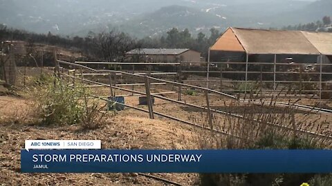 Storm preparations underway in San Diego County