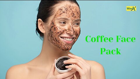 Homemade coffee face pack for glowing skin