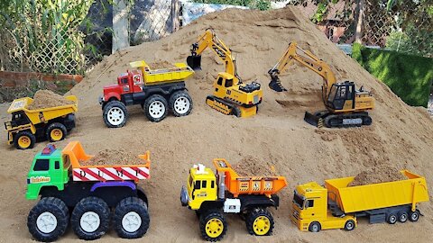 Construction Vehicles in the Mud