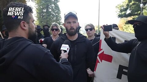 (mirror) Avi Yemini vs. Thomas Sewell vs. Antifa in Melbourne --- Rebel News Australia