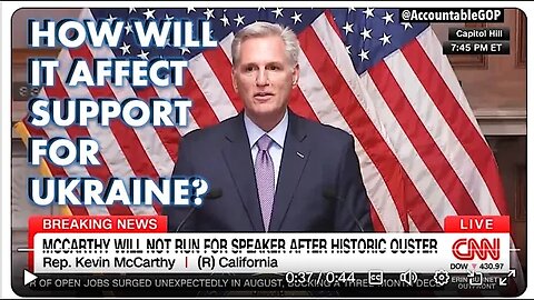 McCarthy Removed from Office: What this Means for Ukraine
