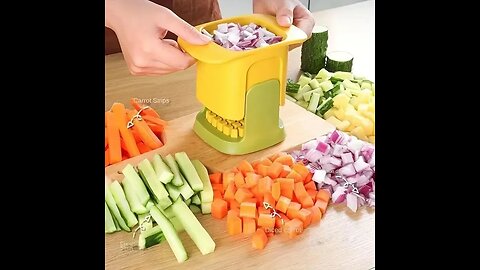 Multifunctional Vegetable Chopper Onion Dicing Artifact French Fries Slicer Kitchen Gadget