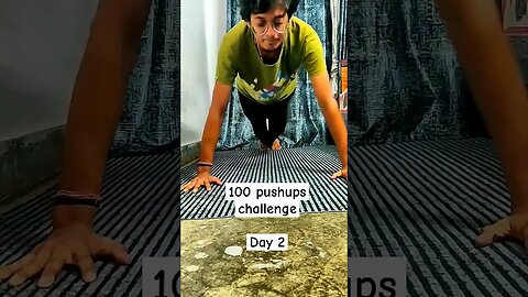 100 pushups challenge Day 2 (60/100)#youtubeshorts #75hardchallenge #challengevideo @abhayoyevlogs