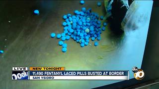 11,490 fentanyl-laced pills busted at border