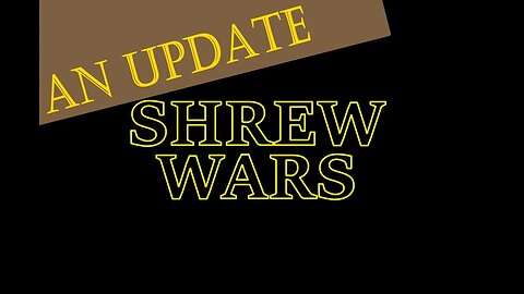 Shrew Wars: A New Hope -- Plus Cold Weather Update Dec. 21st