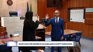 Dave Coulter sworn in as Oakland County executive