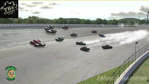 Huge wreck 3 laps 2 go at Dega #iracing