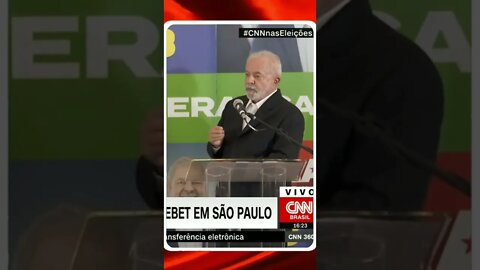 Lula fala sobre campanha @SHORTS CNN