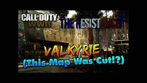 Valkyrie (This Map Was Cut From Base Game...) - Call of Duty WWII DLC 1 The Resistance