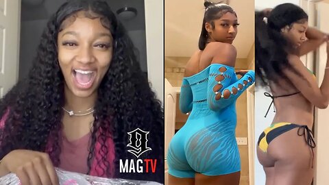 "Show Them The BBL" Angel Reese Gets Teased By Friends & Shaq During Her Live! 😂