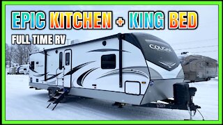 DREAM Kitchen & KING Bed Slide!! 2021 Cougar 30RKD