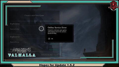 Assassin's Creed Valhalla- Hopes For Update 1.5.2