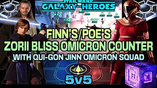 [5v5] ZORII BLISS OMICRON +DATACRON COUNTER w/QUI-GON JINN OMICRON SQUAD - GAC/SWGOH