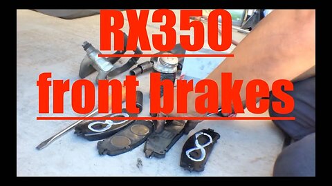 SIMPLE Front Brake Pads Rotors REPLACEMENT Lexus RX350√ Fix it Angel