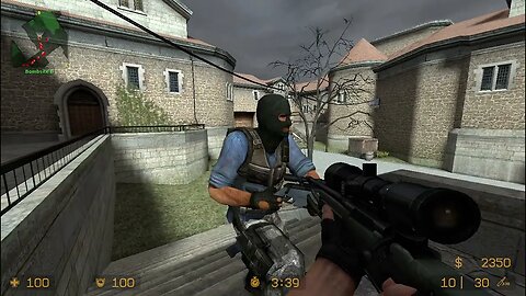 Counter Strike Source Cobblestone Bots #40 Only Sniper Rifles