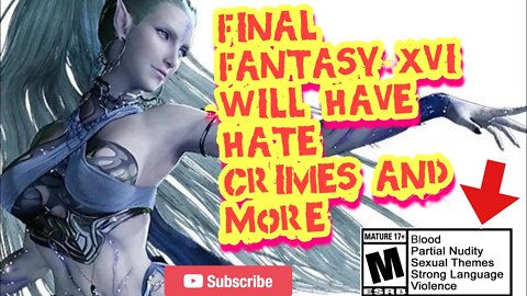 Final Fantasy 16 Confirms Hate Crimes and More #finalfantasy16 #squareenix #gaming