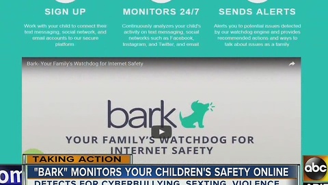 'Bark' monitors your children's safety online