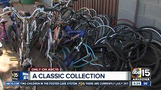 Bike collection being donated after owner passed away