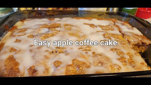 Easy apple coffee cake #apples #coffeecake #happyharvest @Citygirl Homestead
