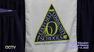 Oxford Schools Board of Education Special Meeting: 9-12-23