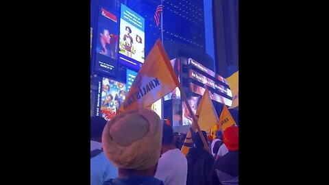 Times Square NYC 🇺🇸 #PanjabUnderSiege