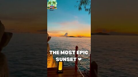 THE MOST BEAUTIFUL EPIC SUNSET❤ #sunset #beautiful #travel #vacation #youtubeshorts #viral #shorts