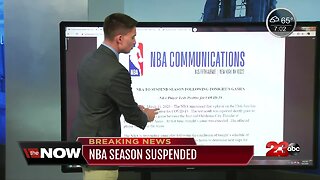 NBA season suspended