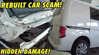 We saved our client $4k after he bought a Rebuilt Van with hidden damages.