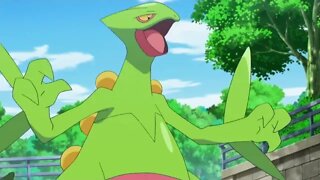 Ash-Greninja VS Sceptile | Pokemon XY | FULL FIGHT