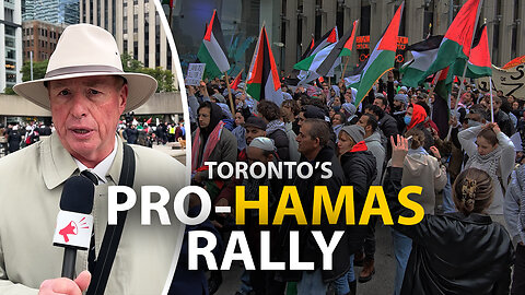 Pro-Hamas demonstrators celebrate slaughter of 1000 innocent Israelis