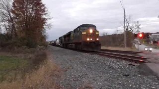 CSX Q332 Manifest Mixed Freight Train from Lodi, Ohio November 2, 2021