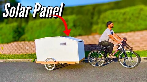 Building A Tiny Home Bike Camper For A Homeless Guy | Full Build