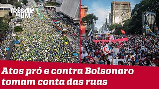 Onda de manifestações reforça polarização para 2022