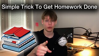 Simple Trick To Stop Procrastinating (Homework Help)