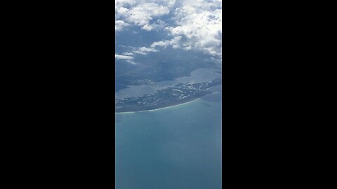 Flying into Guantánamo Bay Cuba