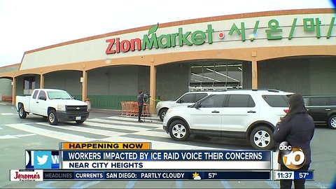 Workers impacted by ICE raid at Zion Market voice their concerns