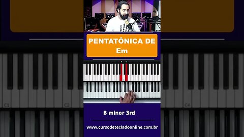 Pentatônica de Em no Teclado