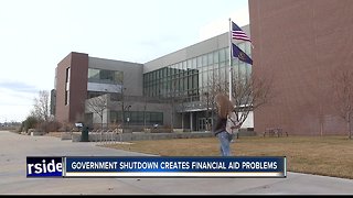 Government shutdown could create problems with financial aid
