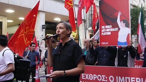 Platform joint statement read by comrade Joti in Athens - Polytechnic uprising anniversary