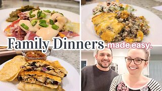 WHAT'S FOR DINNER? | SUPER SIMPLE FAMILY MEALS | QUICK DINNER IDEAS | NO. 85