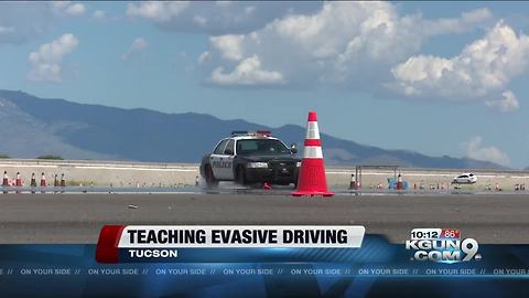 Teens taught evasive driving with hands-on course