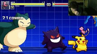 Pokemon Characters (Pikachu, Gengar, Snorlax, And Mew) VS Jubilee In An Epic Battle In MUGEN